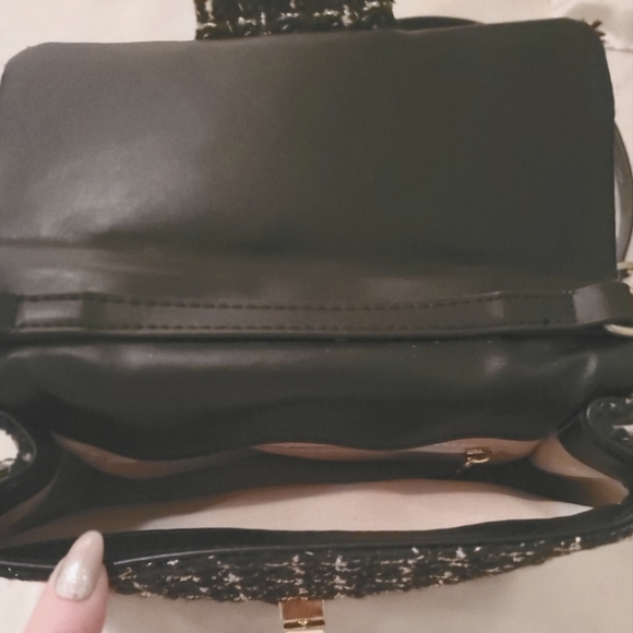 Brand New Never Worn Plaid Tweed  Minipurse - Picture 3 of 3